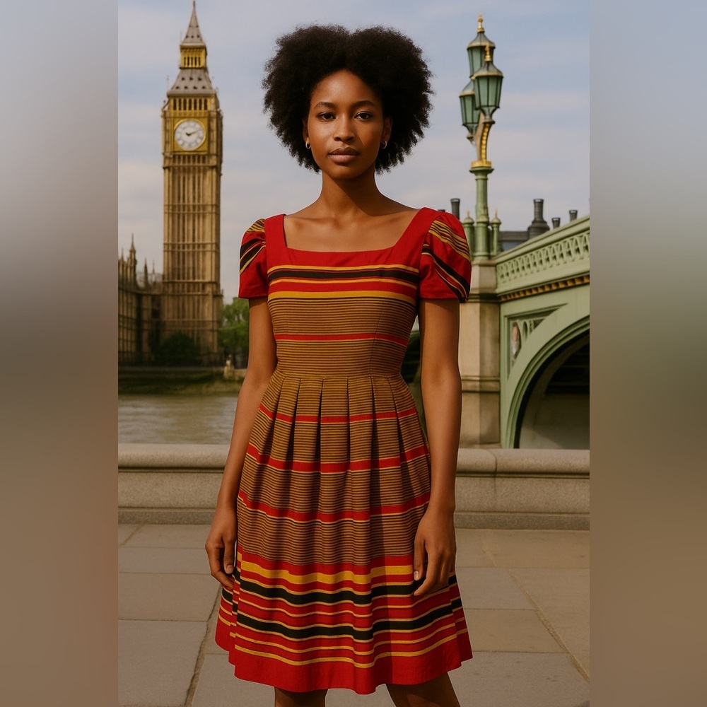 Solome Katongole African Designer Dress Limited Production – Size S/M‎